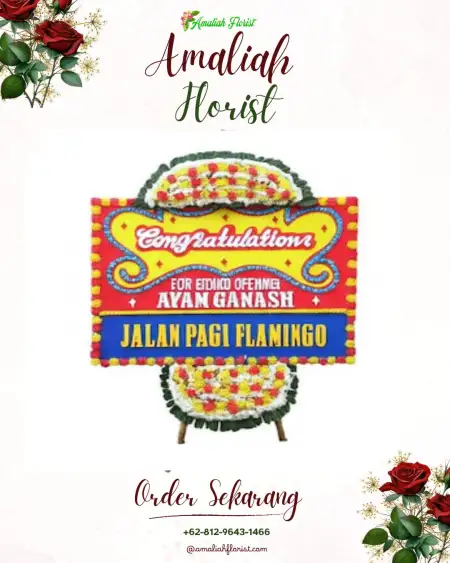 Sewa Papan Bunga Lamper Kidul